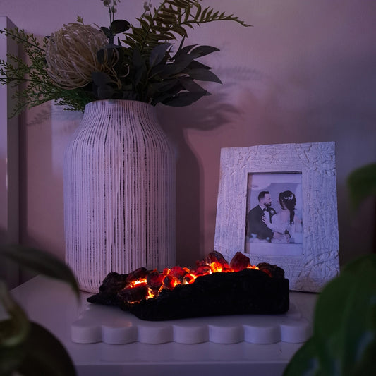 Burning Embers of Mindil Beach Lamp