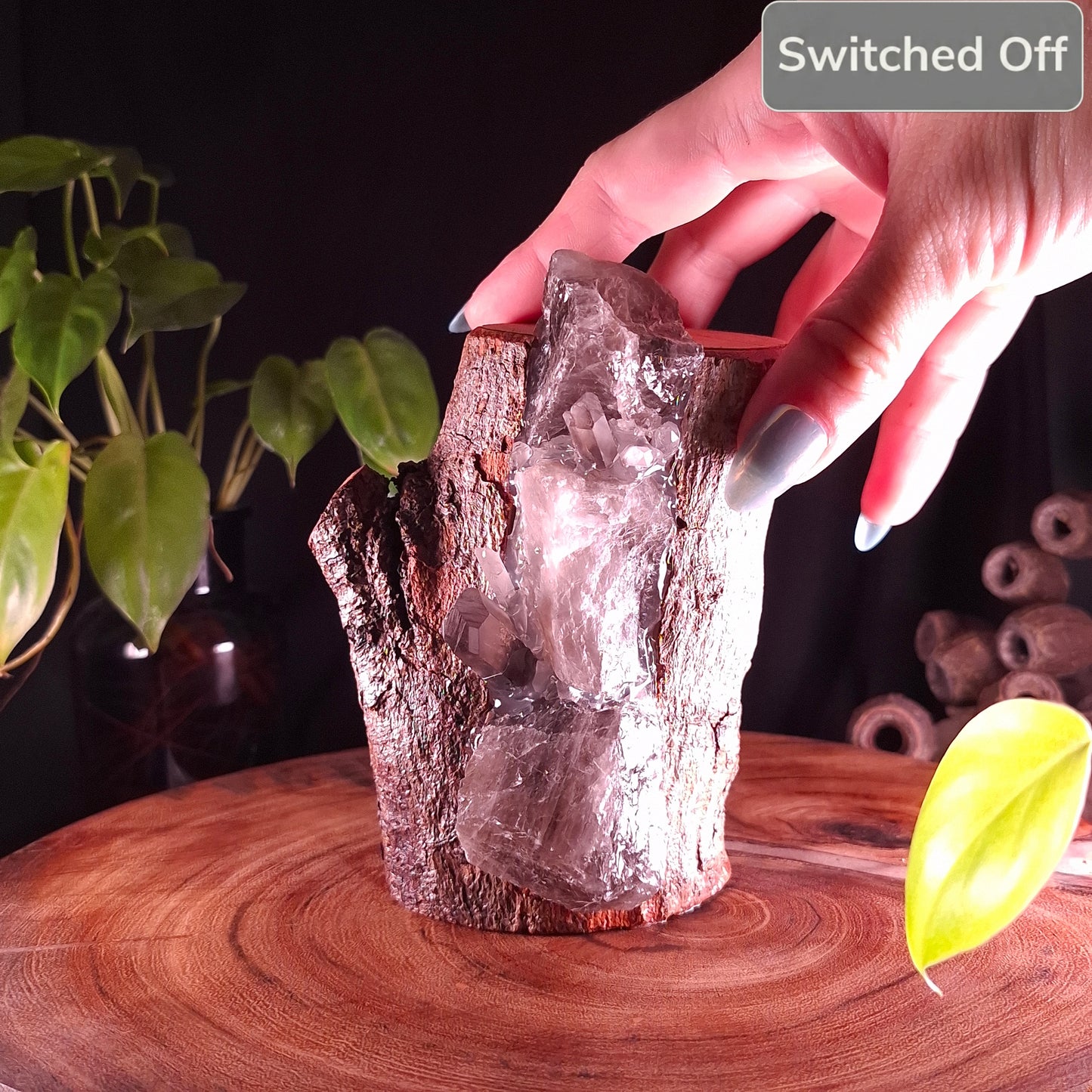 The Comforting Smoky & Clear Quartz Glow Lamp