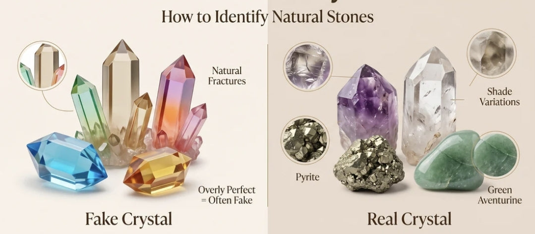How to Identify Real vs. Synthetic Crystals: A Detailed Guide