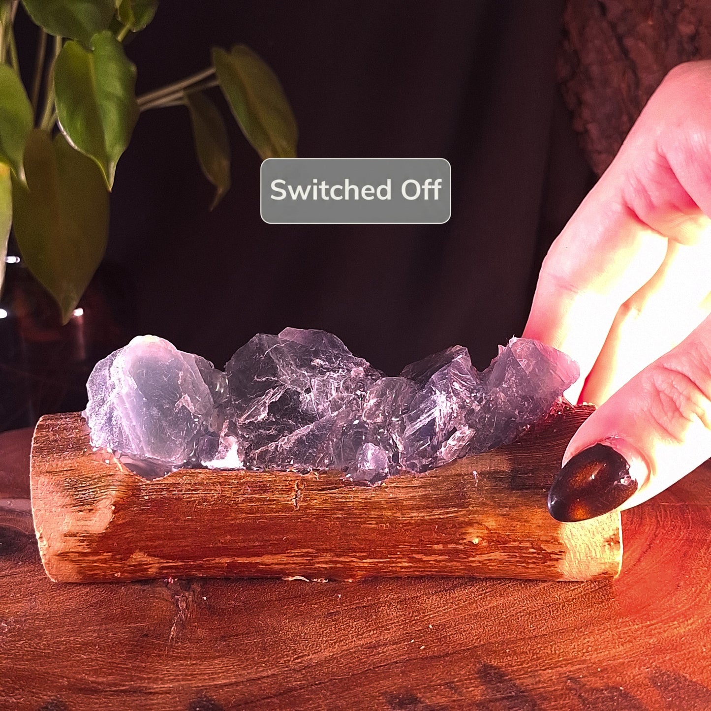 The Earth and Aqua Fluorite Lamp