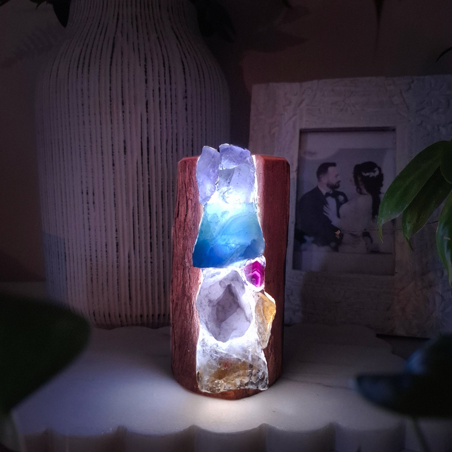 The Fina Eucalyptus Rainbow Lamp