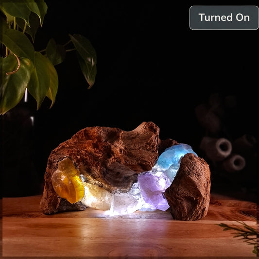 The Outback Rainbow and Eucalyptus lamp