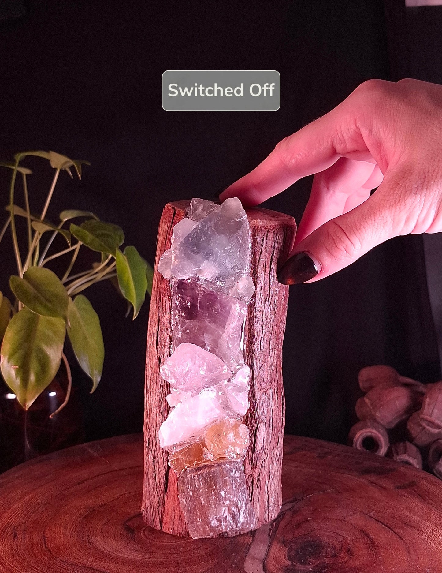 The Rugged Rainbow Crystal Lamp