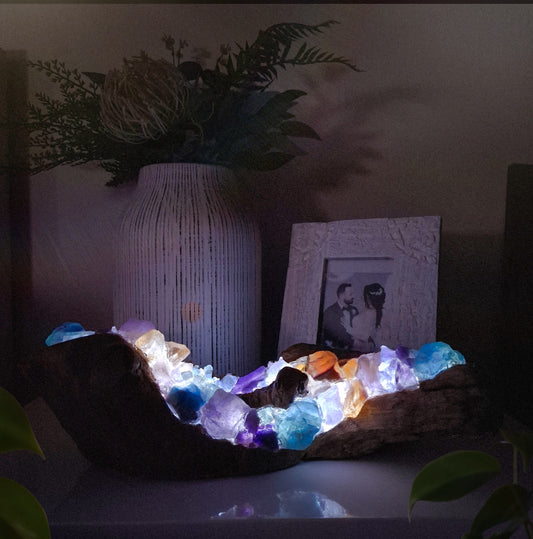 The Cyclone Fina Root Rainbow Lamp