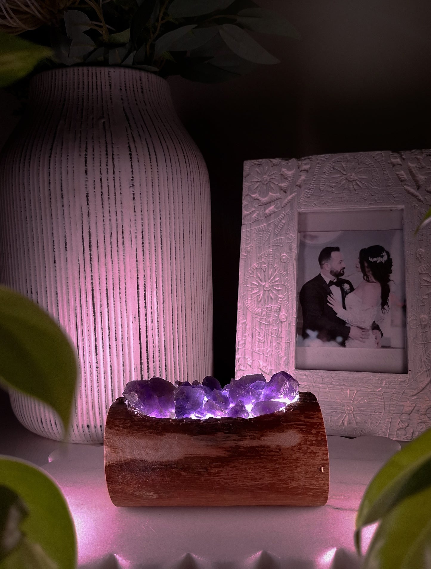 The Cyclone Fina Dark Amethyst Petit Lamp