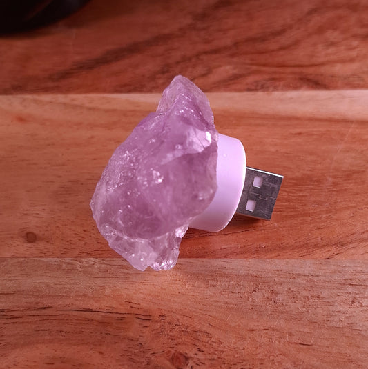 Amethyst usb night light